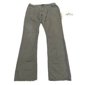 BKE Tyler Pants Men's 34x33 Straight Chino Stretch Khaki Brown Preppy Casual